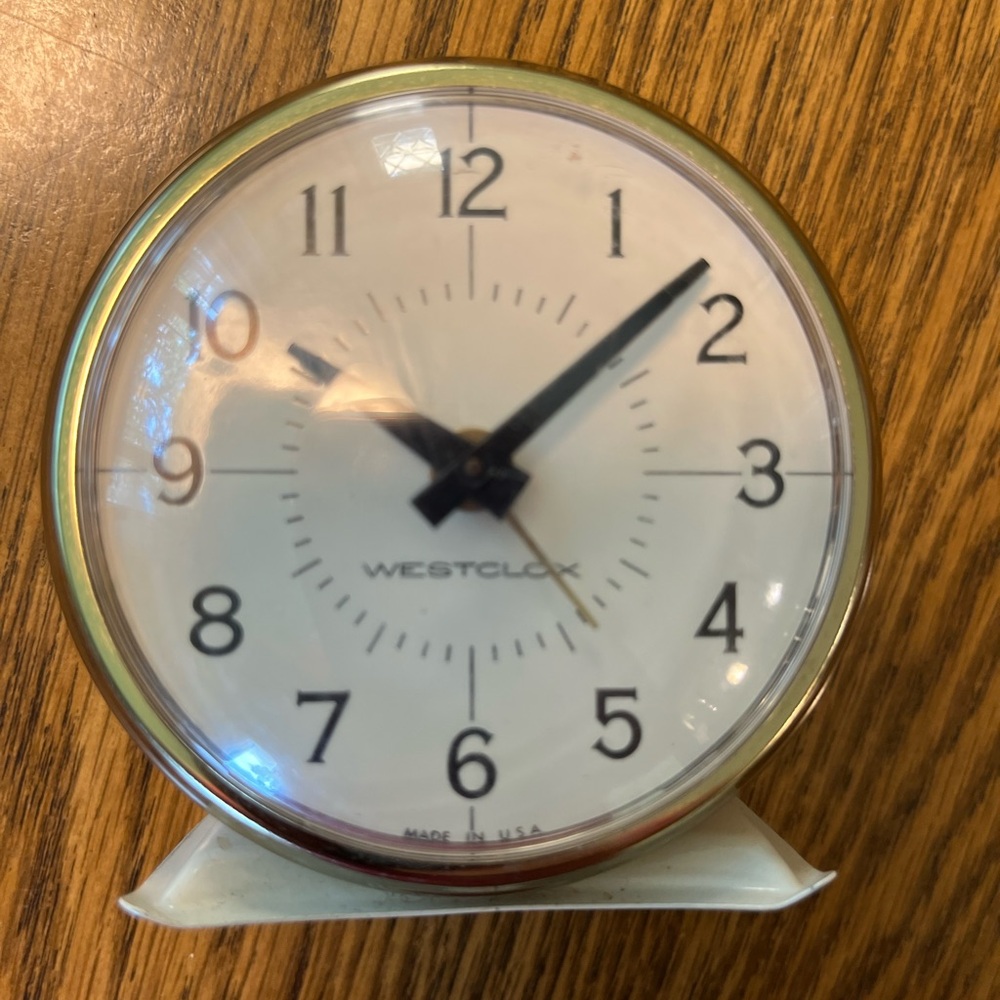 Westclock wind up clock.